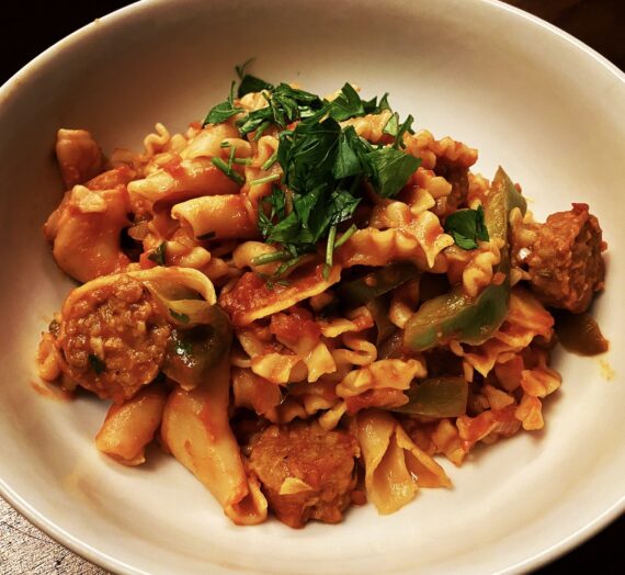 Vegan Italian “Sausage” Pasta